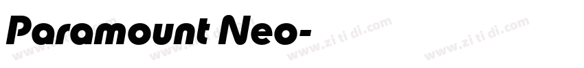 Paramount Neo字体转换